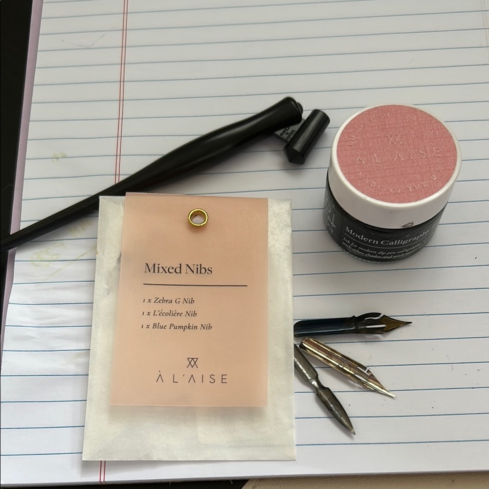 À L'aise Calligraphy Set with Mixed Nibs
